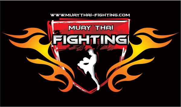 Muay Thai Fighting Logo