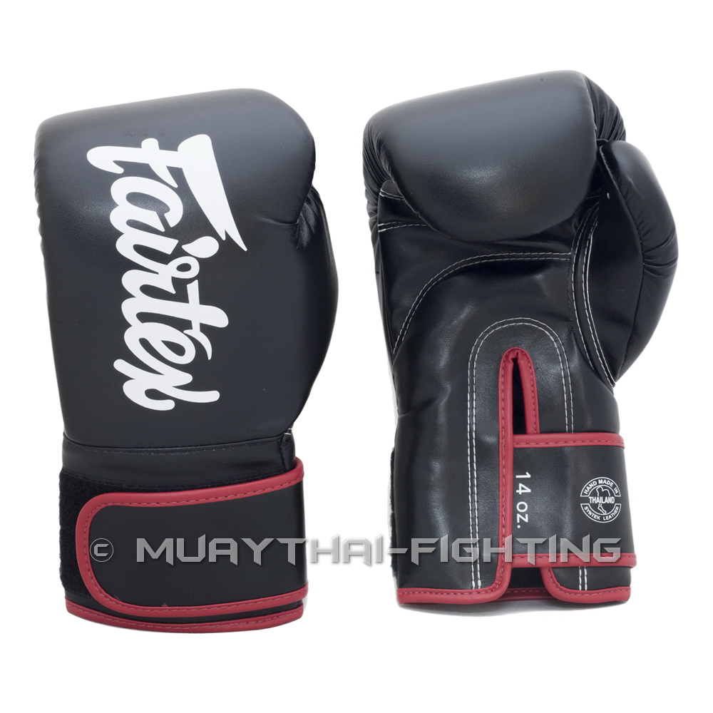 Fairtex Gloves Muay Thai Kick Boxing MMA K1 BGV1 BGV5 BGV6 Black Blue ...